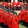 Waiting for the inspecting officer